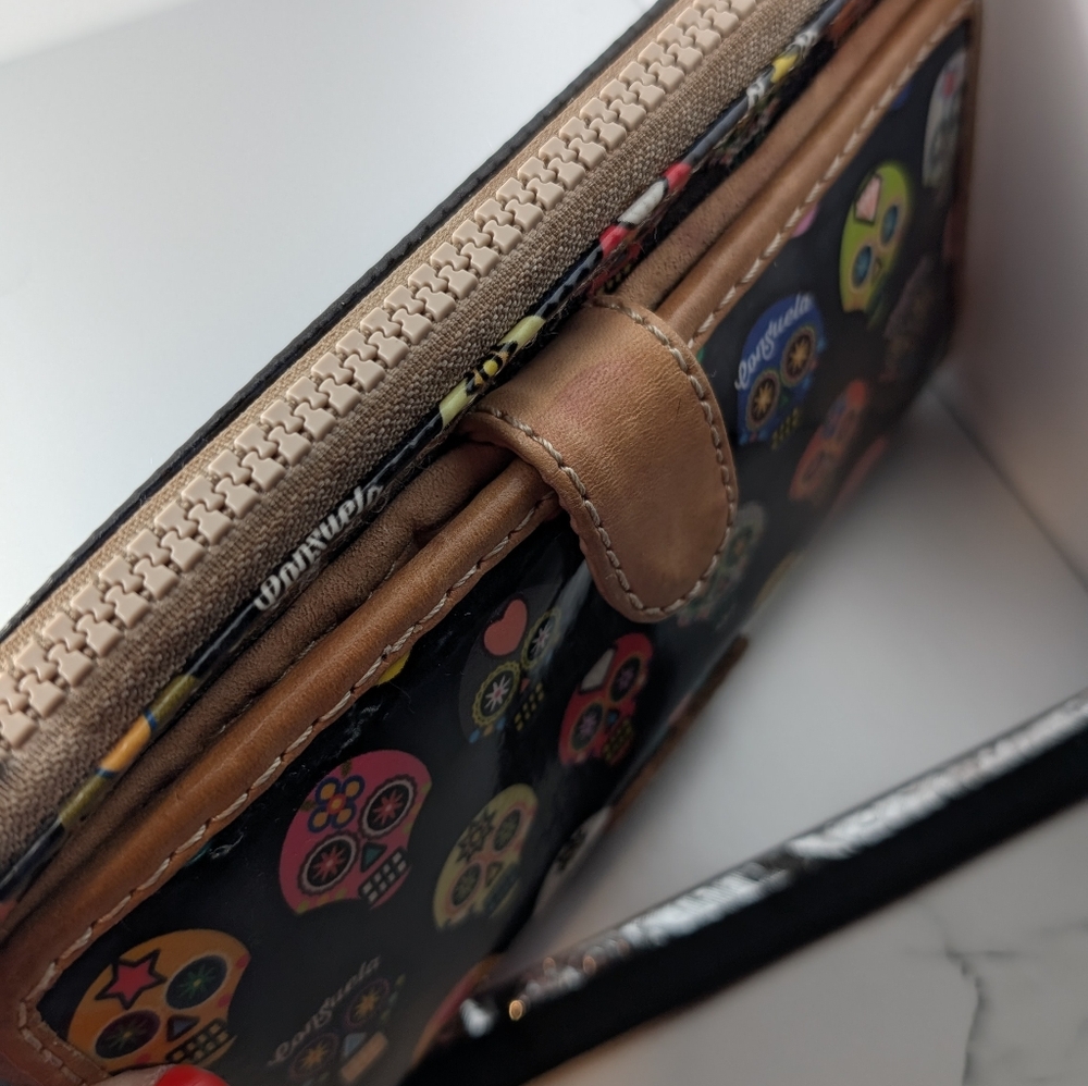 Consuela Wristlet Wallet And Tote Sugar Skull Pattern Set - Picture 5 of 16